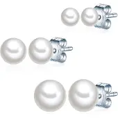 Valero Pearls Orecchini argento / bianco perla