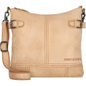 Greenland Nature Femi & Nine Borsa a tracolla Vera Pelle 33 cm marrone