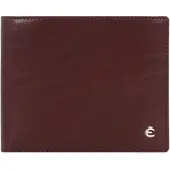 Esquire Toscana Portafoglio Protezione RFID Vera Pelle 12 cm marrone