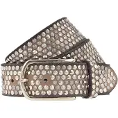 B.belt Cintura Vera Pelle 95 cm beige