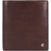 Esquire Toscana Portafoglio Protezione RFID Vera Pelle 12 cm marrone