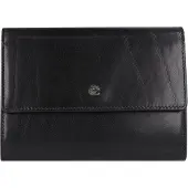 Esquire Toscana Portafoglio Protezione RFID Vera Pelle 14 cm nero