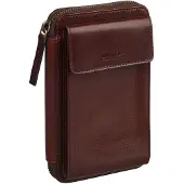 Leonhard heyden Cambridge Custodia per cellulare Vera Pelle 11 cm marrone