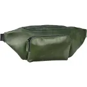 Leonhard heyden Porto Marsupio Vera Pelle 28 cm verde