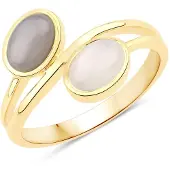 Rafaela Donata Anello crema / giallo oro / grigio