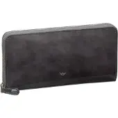 Golden Head Carrara Portafoglio Protezione RFID Vera Pelle 20 cm grigio