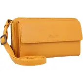 Esquire Peru Custodia per cellulare Vera Pelle 19 cm giallo