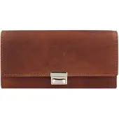 Esquire Dallas Portafoglio Vera Pelle 18 cm marrone