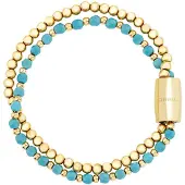 Breil Braccialetto 'Magnetica System' blu chiaro / oro