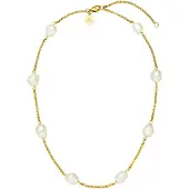 Purelei Collana 'Malahi' oro / bianco perla