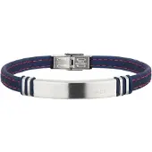 Breil Braccialetto navy / argento
