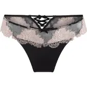 Lingadore String crema / nero