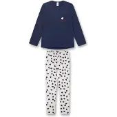 Sanetta Pigiama blu scuro / bianco