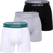 Lacoste Boxer grigio sfumato / petrolio / nero / bianco