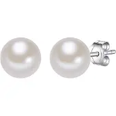 Lulu & Jane Orecchini argento / bianco
