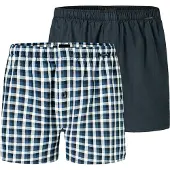 Schiesser Boxer marino / bianco