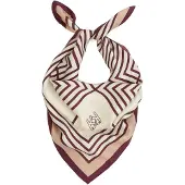 Kazar Sciarpa 'Gavroshka' beige / bordeaux