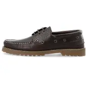 Bianco Mocassino 'Greg' marrone scuro