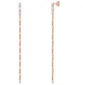 Glanzstücke Orecchini oro rosé / argento