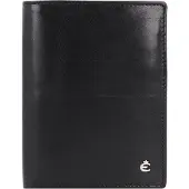 Esquire Toscana Portafoglio Protezione RFID Vera Pelle 12 cm nero
