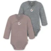 Normani Tutina / body per bambino 'Kaitaia' grigio / talpa / grigio fumo