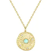 Glanzstücke Collana turchese / giallo oro