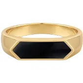 Glanzstücke Anello giallo oro / nero