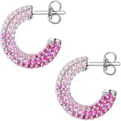 Glanzstücke Orecchini rosa / argento