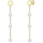 Glanzstücke Orecchini giallo oro / bianco