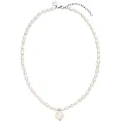 Purelei Collana 'Pearlfection' argento / bianco perla