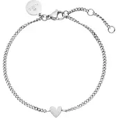Purelei Braccialetto 'Tiny Heart' argento