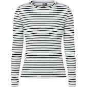 Pieces Top A Maniche Lunghe | Bianco | XS