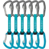 Petzl - Set da 6 rinvii Djinn Axess - Set 6 Djinn Axess Turchese - Taglia 11 cm - Blu