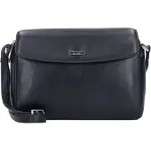 PICARD Really Borsa a tracolla Vera Pelle 28 cm nero