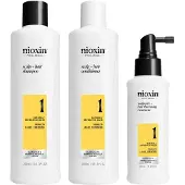 Nioxin System 1 Kit Trattamento Capelli naturali leggermente diradati 3 unità — Kit trattamento capelli