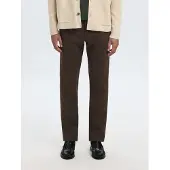 Selected Chino Uomini Marrone 28