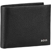 BOSS New Crosstown Portafoglio Vera Pelle 12 cm nero