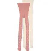 Minymo Collant crema / rosa antico