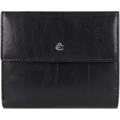 Esquire Toscana Portafoglio Protezione RFID Vera Pelle 12 cm nero