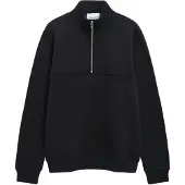 Armedangels Waarlo Fleece Maglione Uomo (M, nero)