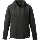 Mufflon Kian Felpa di merino con cappuccio Uomo (M, nero)