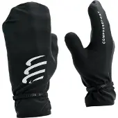 Compressport Hurricane Waterproof Mittens Guanti (XS/S, nero)