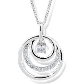 Modesi Beautiful silver Collana J328CZ-W (chain, Ciondolo)