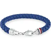 Tommy Hilfiger Elegant men´s Bracciale made of blue leather Tyson 2790548