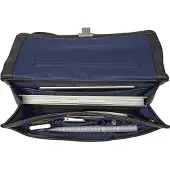 Leonhard heyden Berlin Valigetta Vera Pelle 38 cm Vano porta PC nero