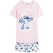 Disney Maglietta Da Pigiama A Maniche Corte Stitch