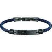 Morellato Men´s blue leather Bracciale Moody SQH21