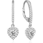 Beneto Orecchini argento cuore AGUC2584L — Orecchini