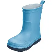 Playshoes Stivale di gomma blu chiaro