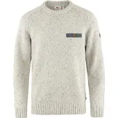 Fjällräven - Maglione in lana - Lada Round-Neck Sweater M Chalk White per Uomo - Taglia L - Beige